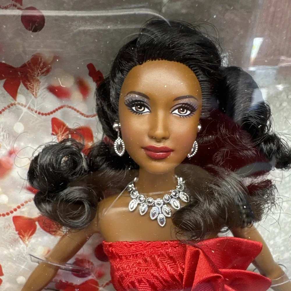 2012 Holiday Barbie Doll African‎ American Mattel No. W3466 NIP